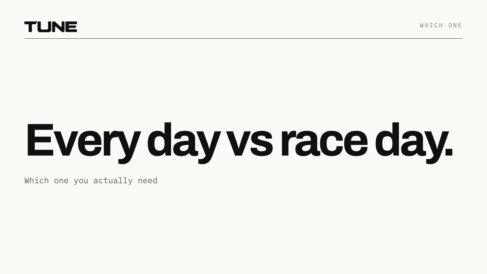 Every day vs race day: daily minerals or sports hydration