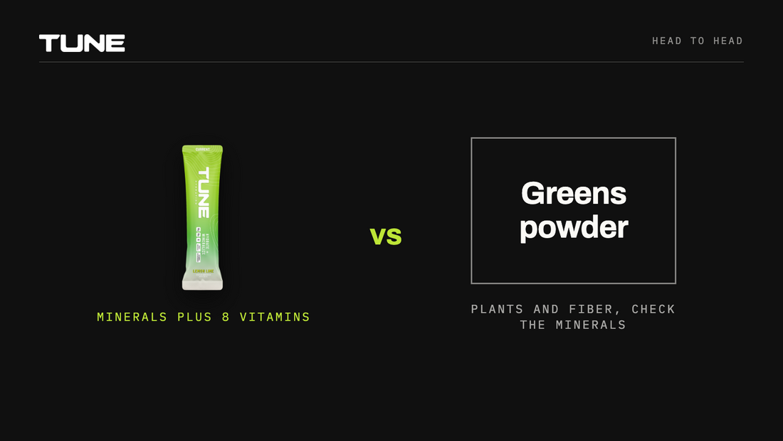 Tune Current vs greens powder