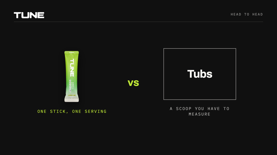Stick packs versus tubs