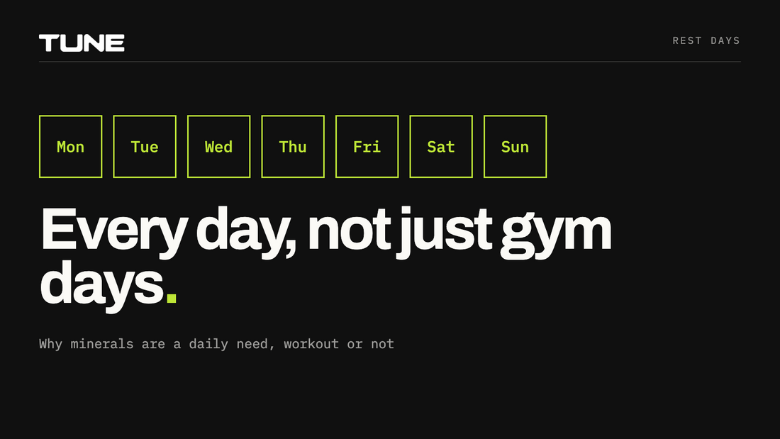 Every day, not just gym days