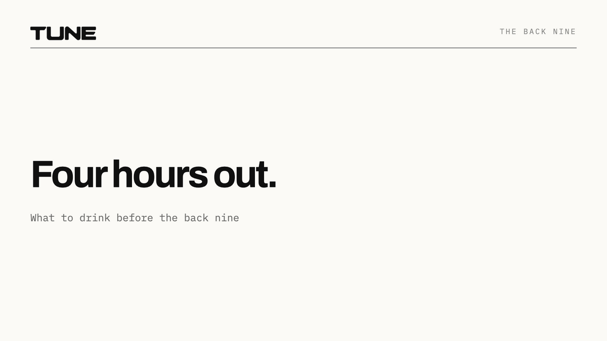 Four hours out