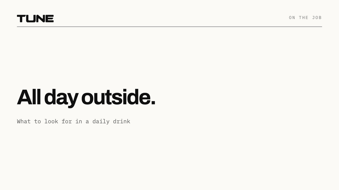 All day outside
