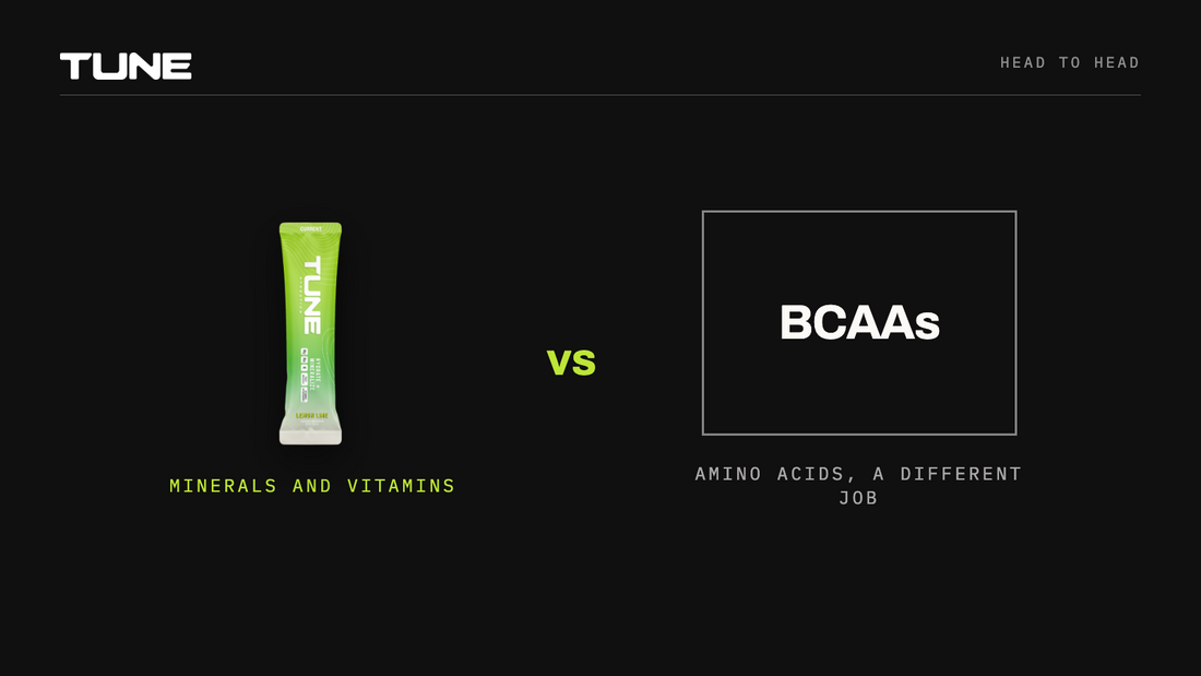 Electrolytes versus BCAAs