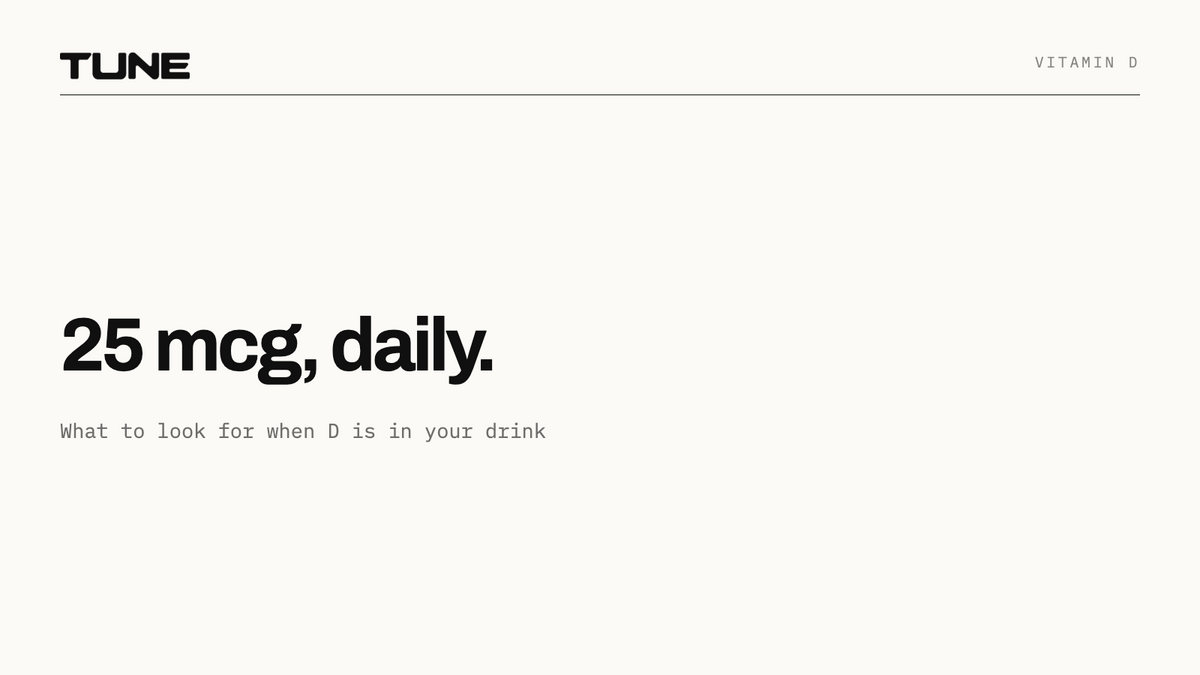25 mcg vitamin D3 daily