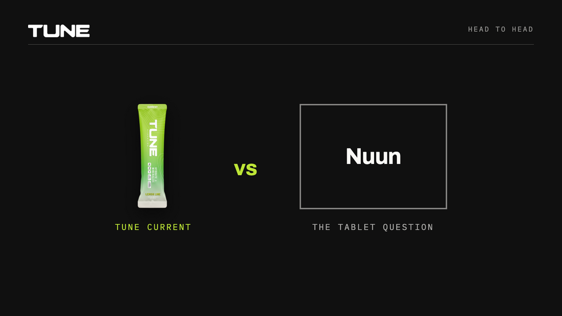 Tune Current vs Nuun, the tablet question