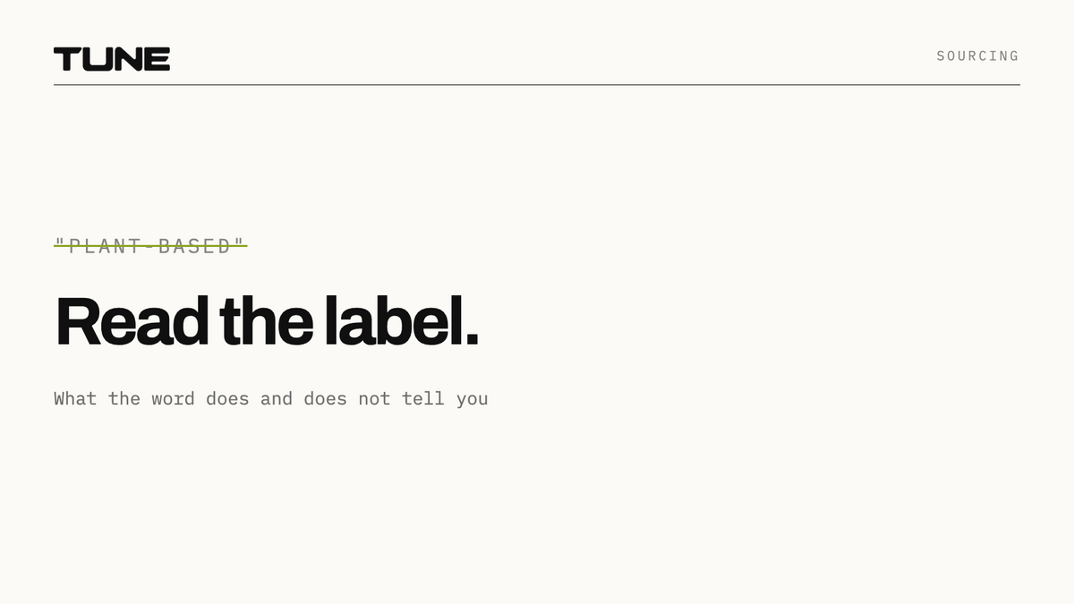 Read the label