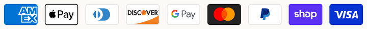 Accepted payment methods